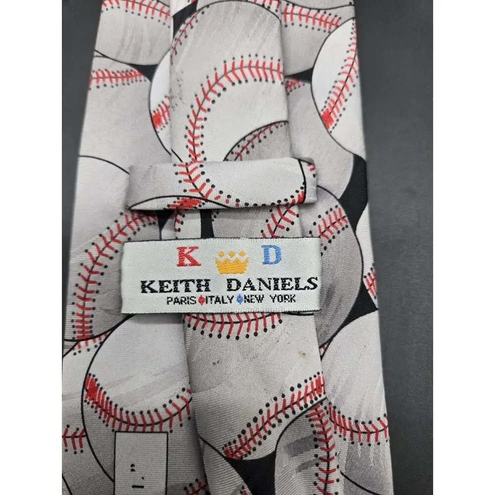 Men's Keith Daniels Baseball Tie Play Ball Series 1 Of 6